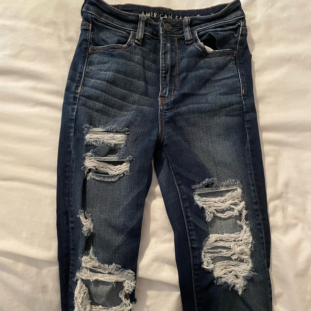 American Eagle super stretch high waisted skinny jeans